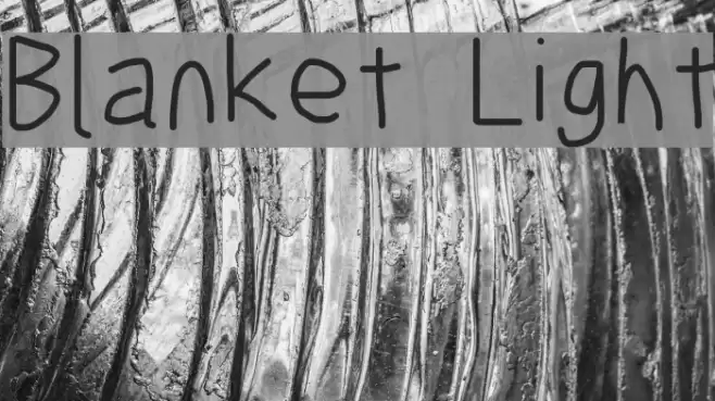 Blanket Light Font examples
