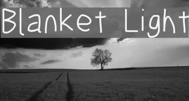 Blanket Light Font examples