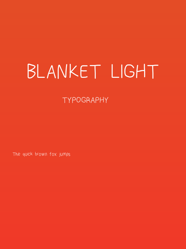 Blanket Light Poster