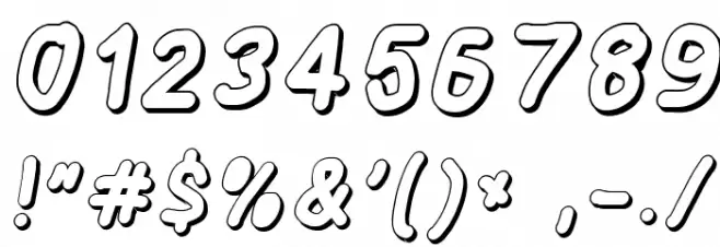 Blanket Poster Oblique Font OTHER CHARS