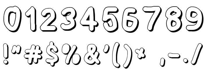 Blanket Poster Font OTHER CHARS