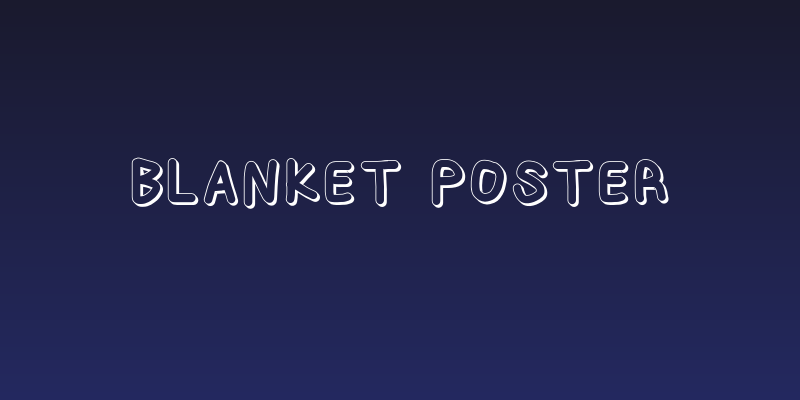 Blanket Poster Social Header