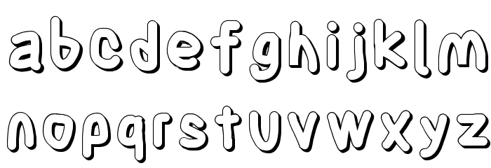 Blanket Poster Font LOWERCASE