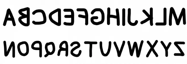 Blanket Reversed Шрифта ВЕРХНИЙ