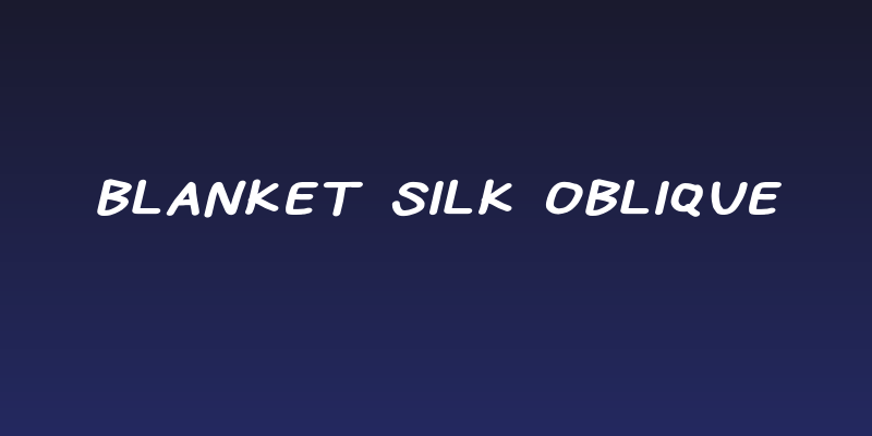 Blanket Silk Oblique Social Header