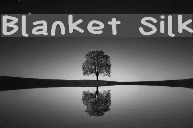 Blanket Silk Font examples