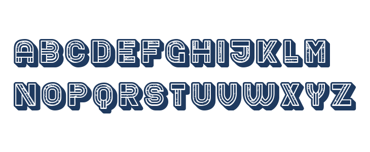 Blanket Thin Rustique Regular Lowercase