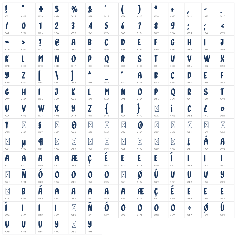 Blanket Winter Character Map