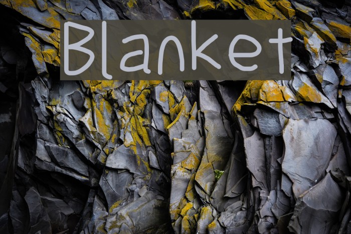 Blanket Font examples