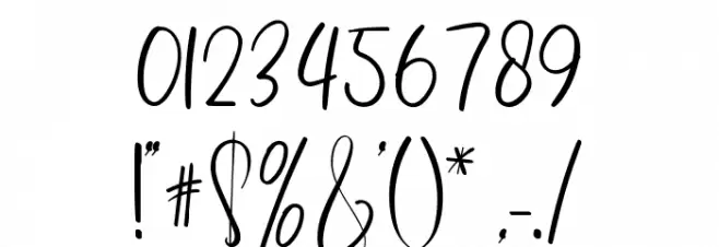 Blankets フォント その他の文字