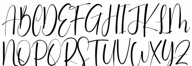 Blankets フォント 大文字