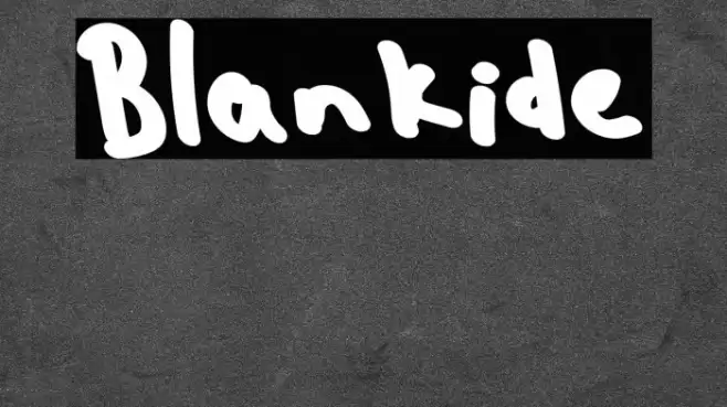 Blankide Font examples