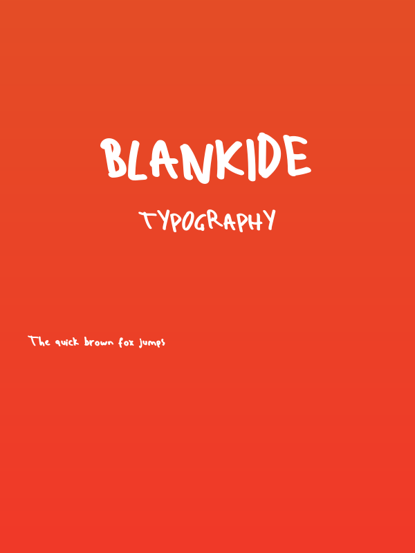 Blankide Poster