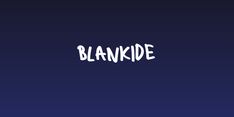 Blankide Social Header