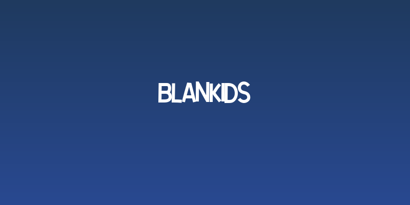 Blankids Social Header