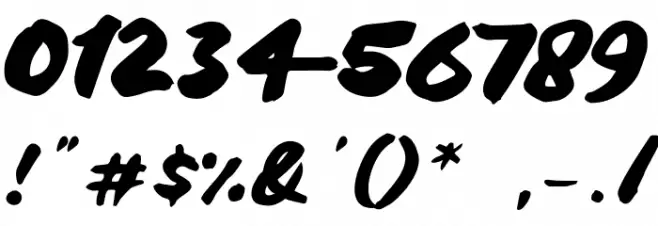 Blankit Font OTHER CHARS