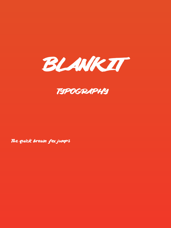 Blankit Poster