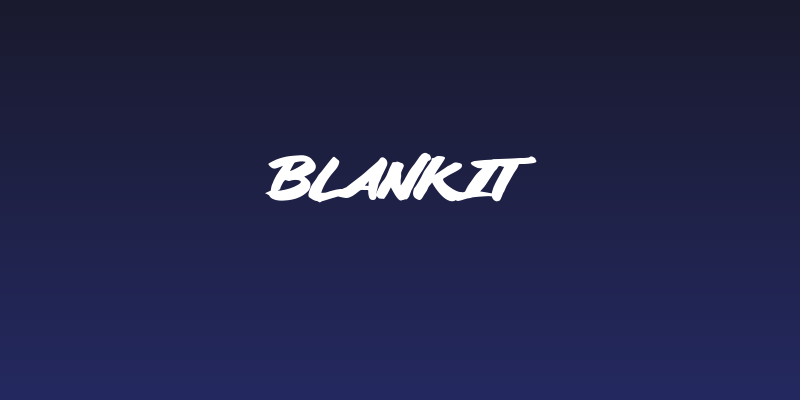 Blankit Social Header