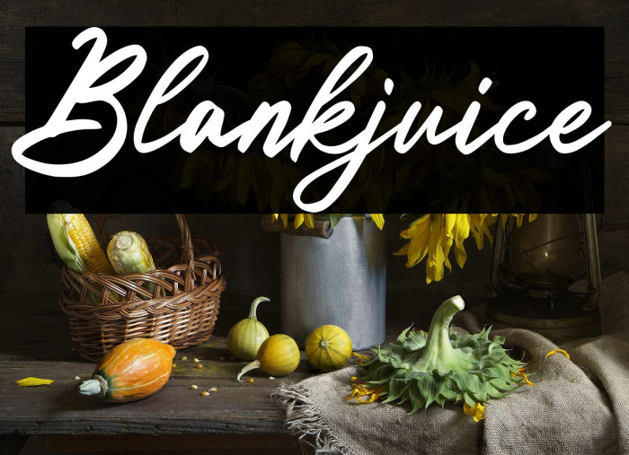 Blankjuice Example 1