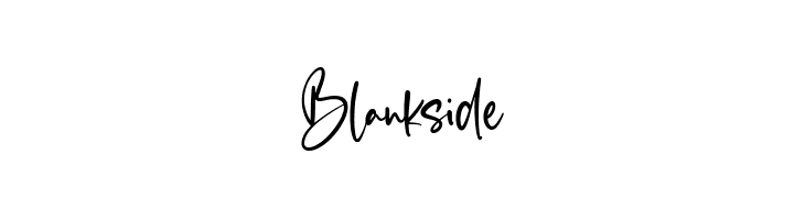 Blankside  नि: शुल्क फ़ॉन्ट्स डाउनलोड