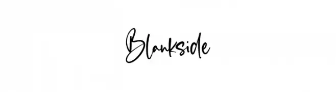 Blankside  Fuentes Gratis Descargar