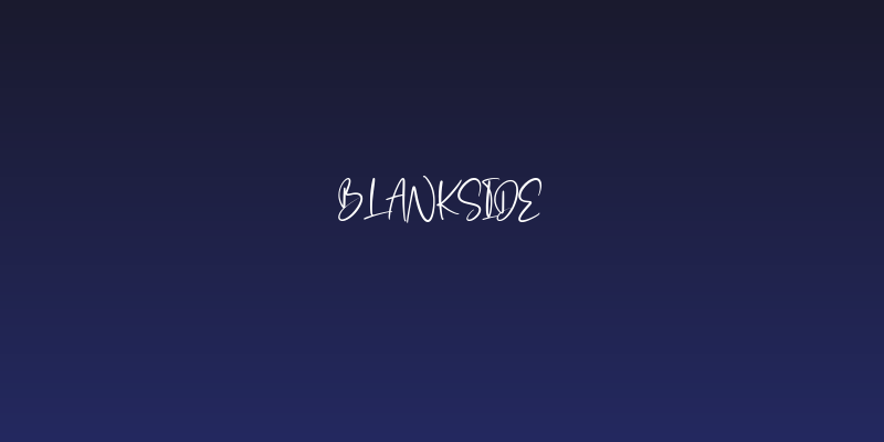 Blankside Social Header
