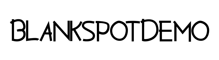Blankspot Demo  baixar fontes gratis