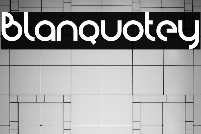 Blanquotey Example 1