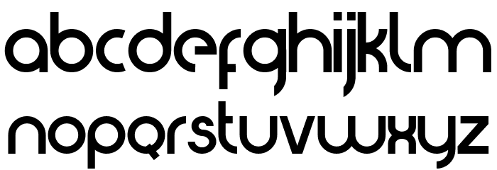 Blanquotey Font LOWERCASE