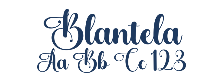 Blantela Font Preview