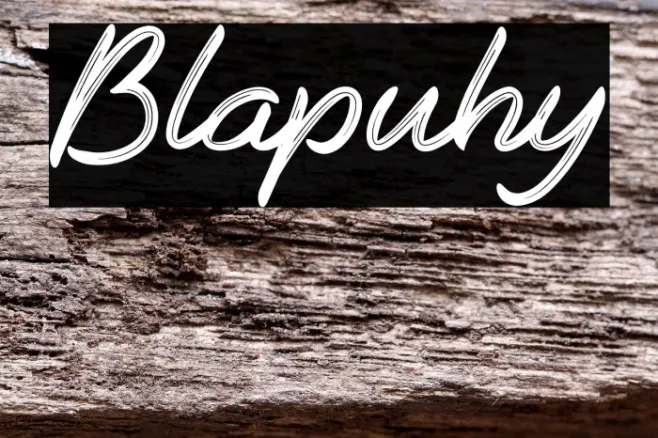 Blapuhy Example 2