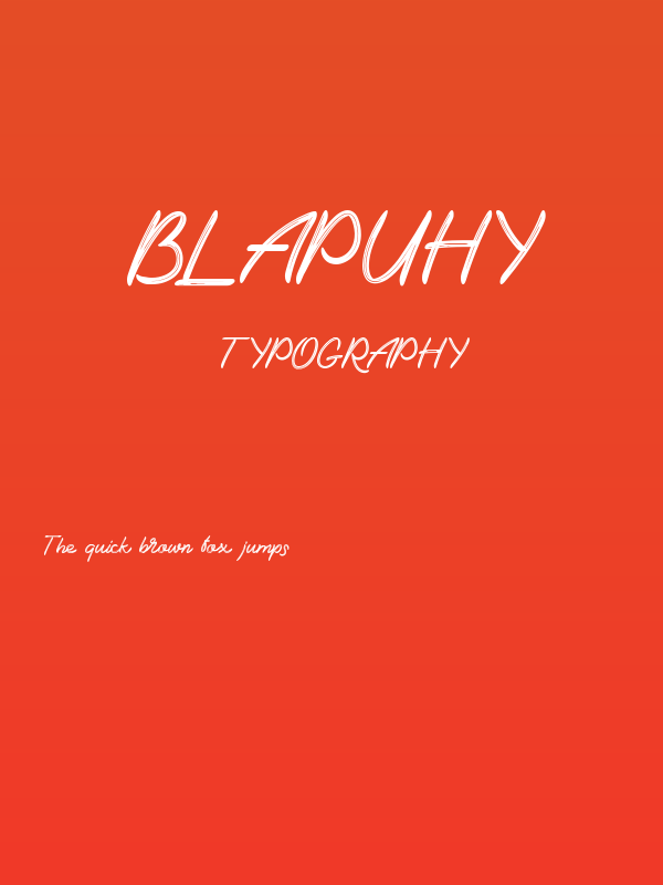 Blapuhy Poster