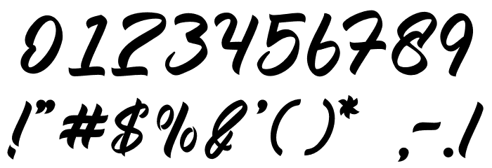 Blarak Font OTHER CHARS