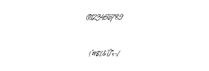 Blarrack Personal Use Regular Font OTHER CHARS