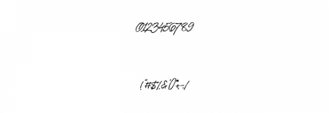 Blarrack Personal Use Regular Font OTHER CHARS