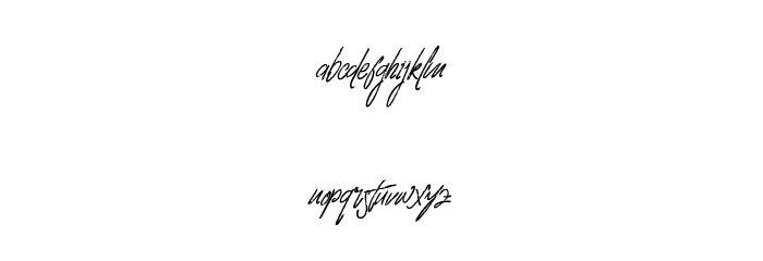 Blarrack Personal Use Regular Font LOWERCASE