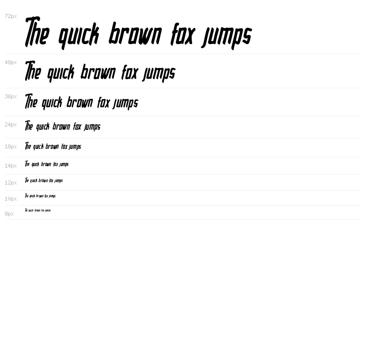 Blarrack Sans Personal Use Heavy Waterfall