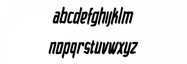 Blarrack Sans Personal Use Heavy フォント 小文字