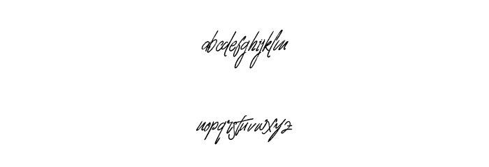 BlarrackPersonalUse-Regular Font LOWERCASE