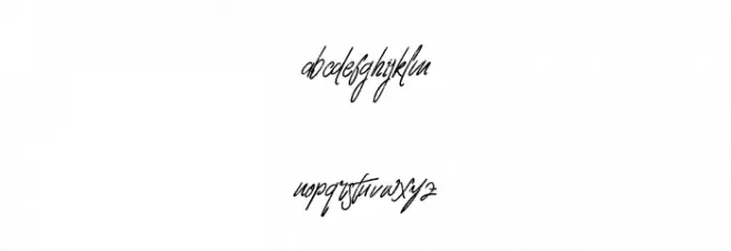 BlarrackPersonalUse-Regular Schriftart Kleinbuchstaben