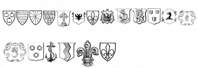 Blasons Free Fuentes MINÚSCULAS