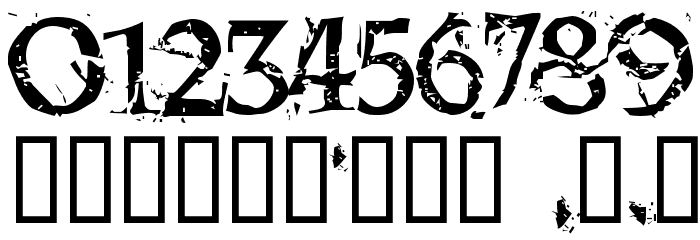 Blasphemy Font OTHER CHARS
