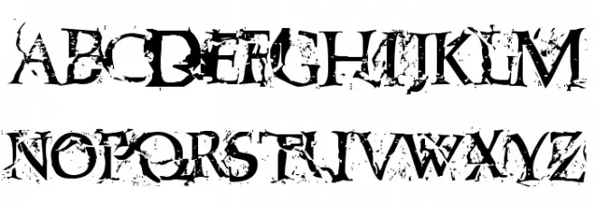 Blasphemy Schriftart Groß