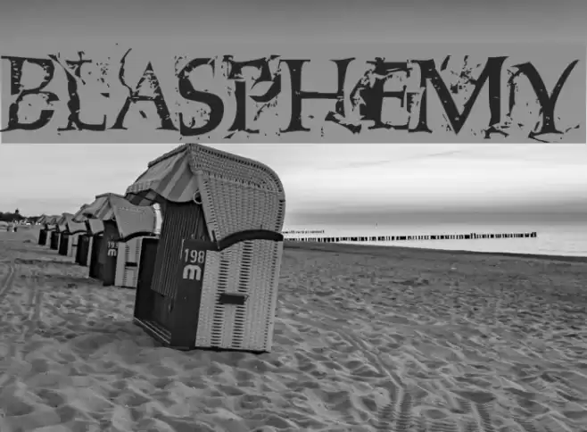 Blasphemy フォント examples