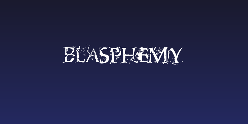 Blasphemy Social Header