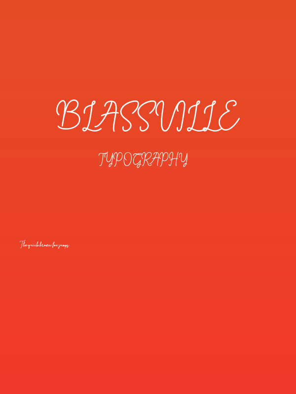 Blassville Poster