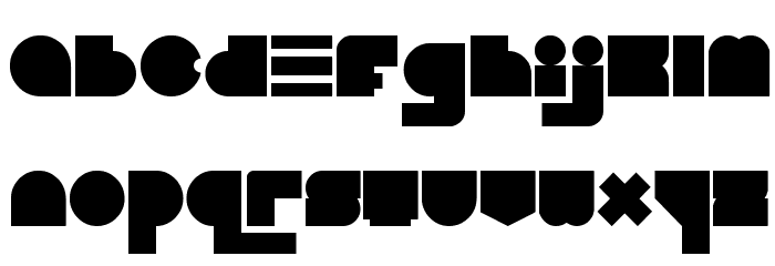 Blast Beat Font LOWERCASE