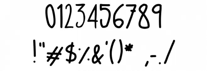 Blast Regular Font OTHER CHARS