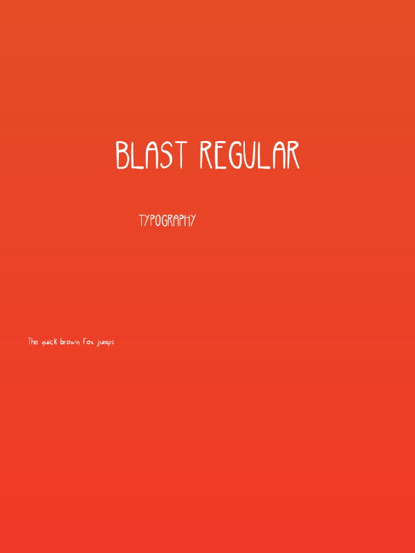 Blast Regular Poster