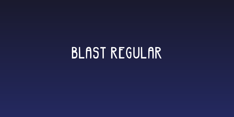 Blast Regular Social Header
